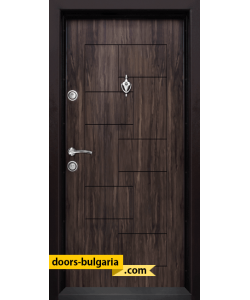 Блиндирана входна врата модел T-100, панел Африка
