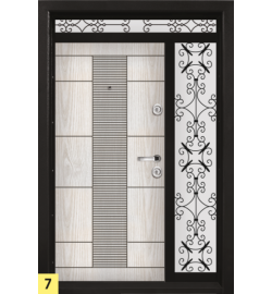 Еднокрила входна врата Т-901, цвят Арктика, по индивидуална поръчка