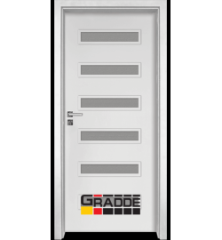 Интериорна врата Gradde Schwerin, цвят Бял мат