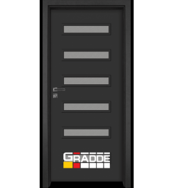 Интериорна врата Gradde Schwerin, цвят Антрацит Мат