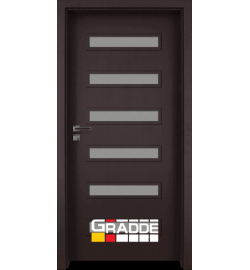 Интериорна врата Gradde Schwerin, цвят Орех Рибейра