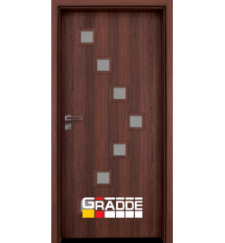 Интериорна врата Gradde Zwinger, цвят Шведски дъб