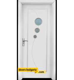 Интериорна врата модел 017, цвят Бял