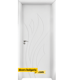 Интериорна врата модел 033-P, цвят Бял