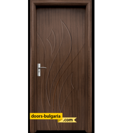 Интериорна врата модел 033-P, цвят Орех