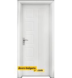 Интериорна врата модел 048-P, цвят Бял