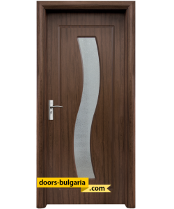 Интериорна врата модел 066, цвят Орех