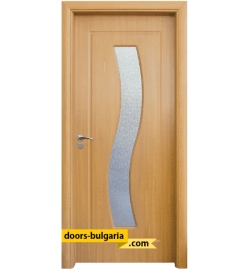 Интериорна врата модел 066, цвят Светъл дъб