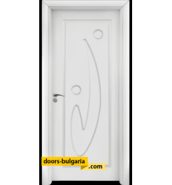 Интериорна врата модел 070-P, цвят Бял