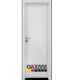 Алуминиева врата за баня - Gradde, цвят Сибирска лиственица