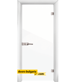 Стъклена интериорна врата, Folio G 15-1, каса Бяла
